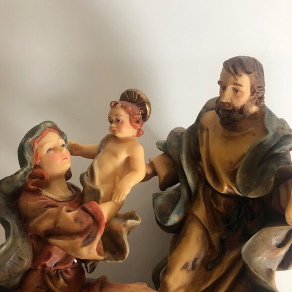 Holy Family Nativity Figurine Mary Joseph Child Jesus Christmas Catholic READ - Picture 2 of 7